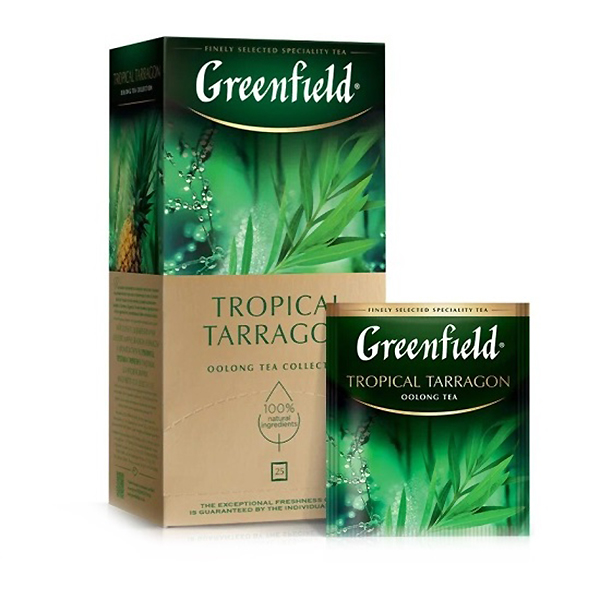 Чай Greenfield "Tropical Tarragon" 25 пак., оолонг+фрукт. наполнитель — Абсолют