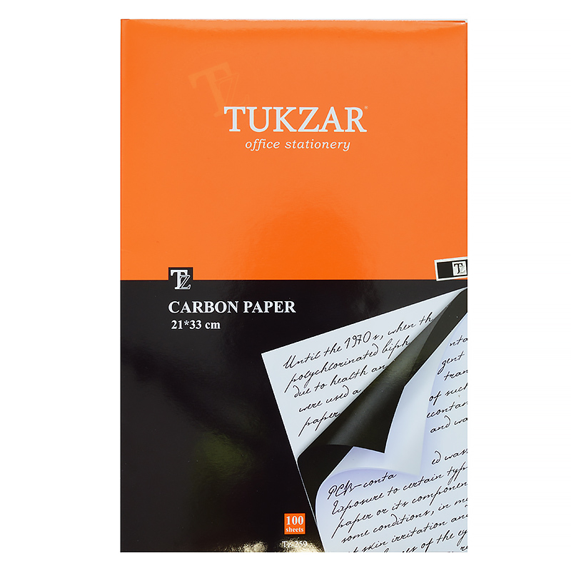 Бумага копировальная "Tukzar" чёрная (100 листов) — Абсолют