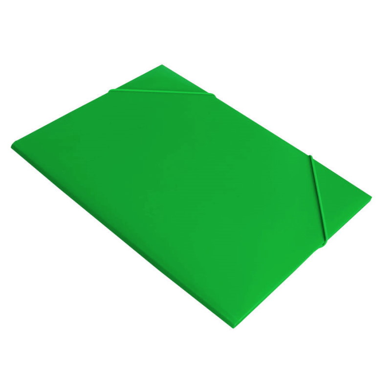 Папка на резинке "Buro", А4, зеленая — Абсолют