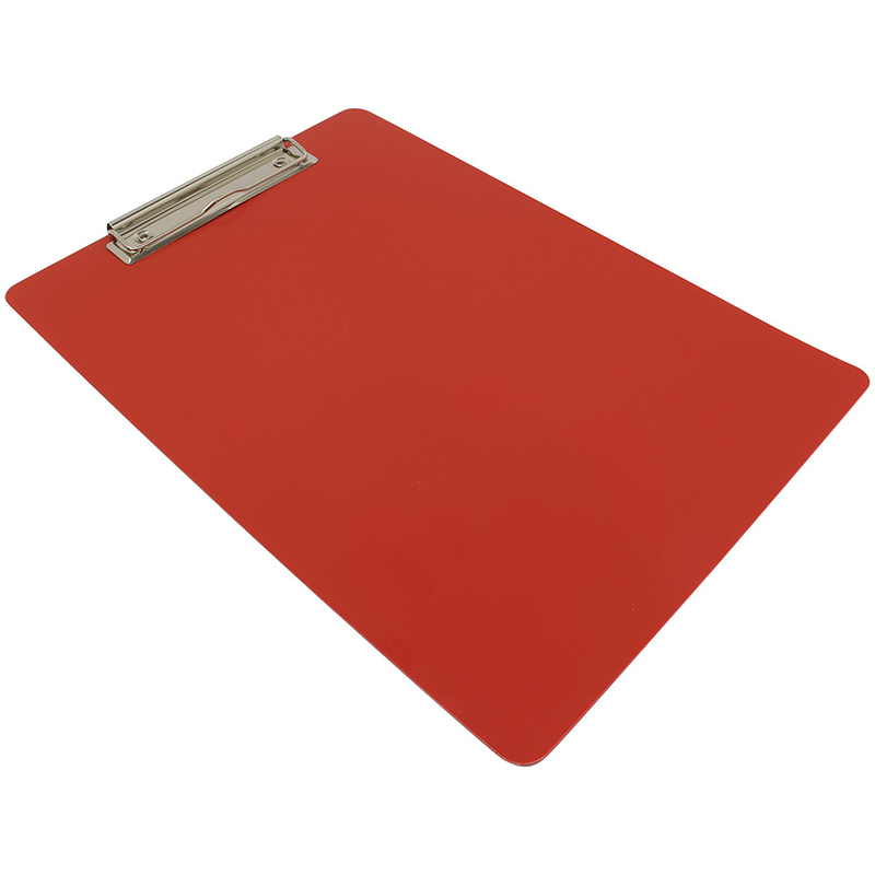 Папка - планшет "Бюрократ" А4, пластик, красный — Абсолют