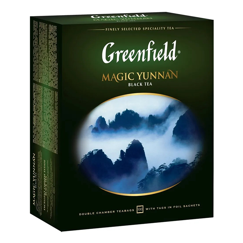 Чай Гринфилд "Magic Yunnan" 100пак., черный — Абсолют