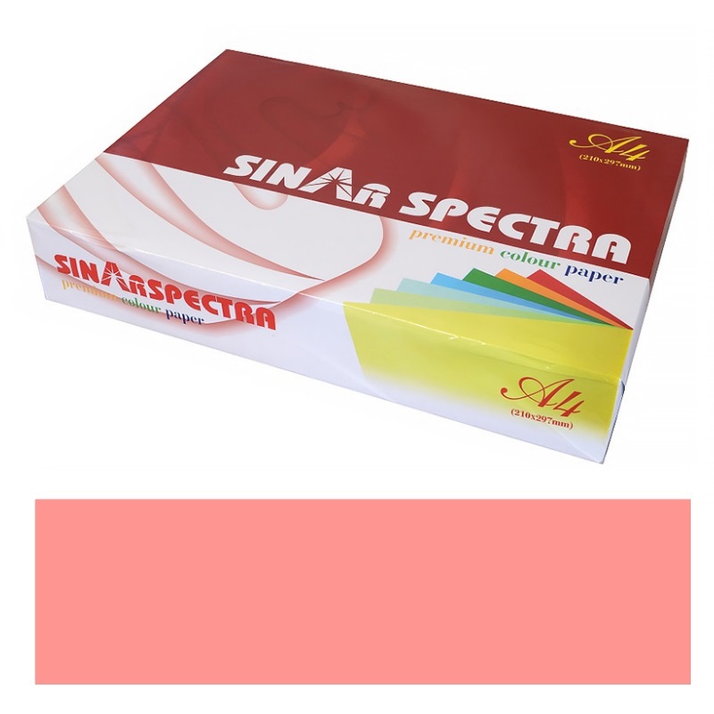 Бумага цветная APP "SINAR SPECTRA", A4, розовый неон (CYBER PINK) — Абсолют