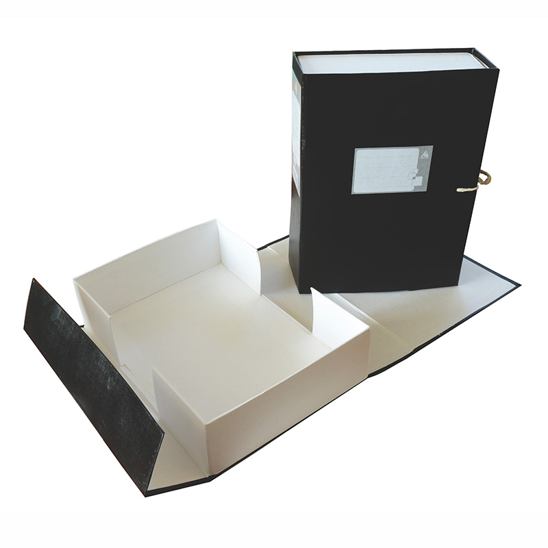 Короб архивный с завязками "Бюрократ", 80 мм, цвет ассорти — Абсолют