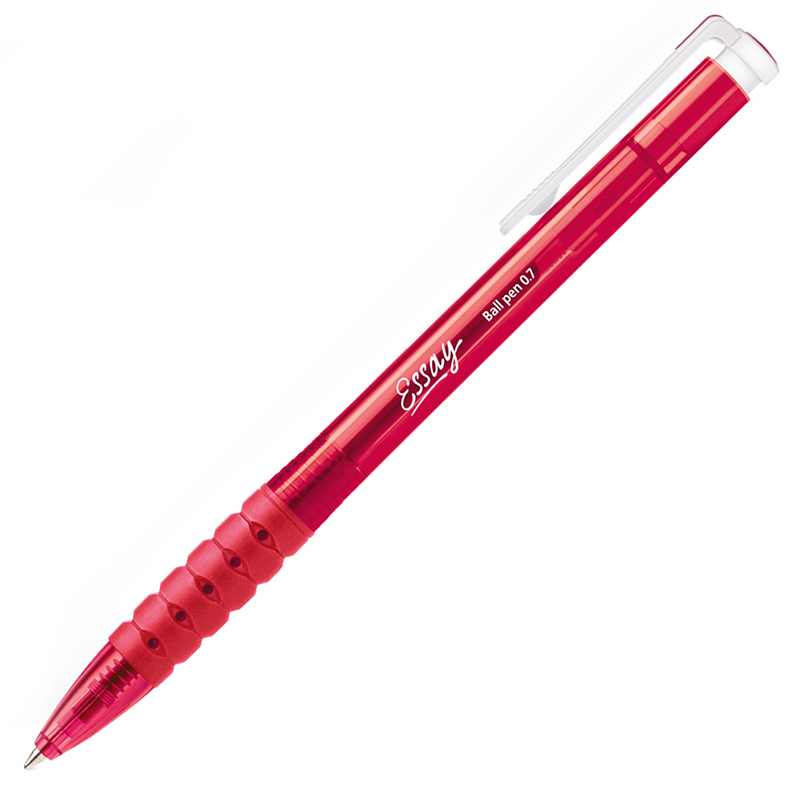 Ручка шариковая Hatber "Essay" 0,7мм., красная — Абсолют