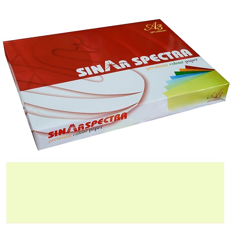 Бумага цветная  APP "SPECTRA Color", A3, бледно-желтая (IVORY) — Абсолют