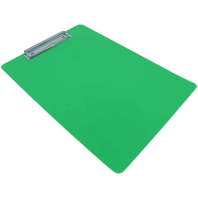 Папка - планшет "Бюрократ" А4, пластик, зеленый — Абсолют