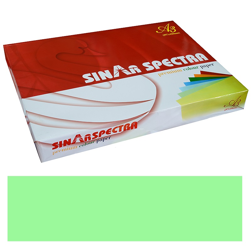 Бумага цветная  APP "SPECTRA Color", A3, светло-зеленая (LAGOON) — Абсолют