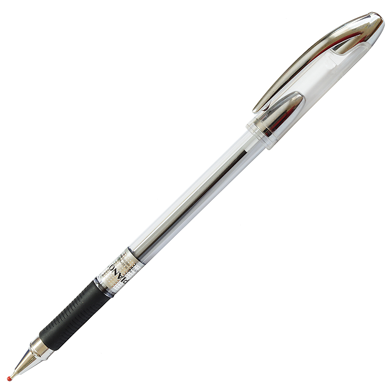 Ручка шариковая  PIANO 0,5мм, резиновый держатель,  черная — Абсолют