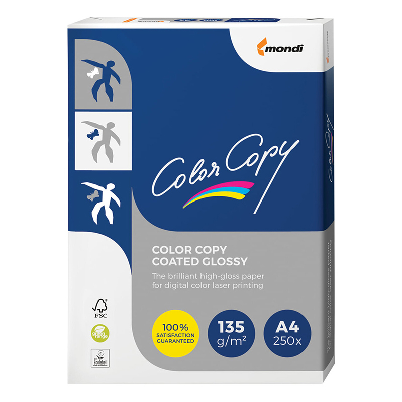 Бумага "Color Copy Glossy" А4,  135г. 250л.  — Абсолют